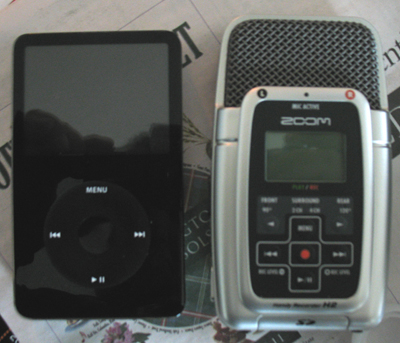 an 80GB IPod and a H2